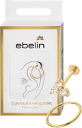 Ohr-Piercings 316L Stahl, goldfarben ebelin