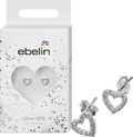 Ohrstecker 925 Silber Herzform ebelin