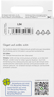 Ohrstecker 925 Silber Strass ebelin