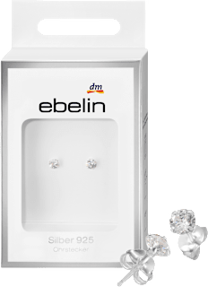 Ohrstecker 925 Silber Strass ebelin