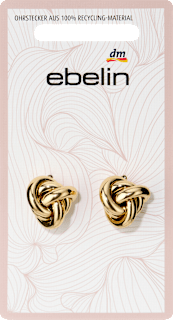 Ohrstecker Knoten, Gold-Optik ebelin