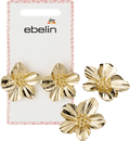 Ohrstecker mit Blumen, Gold-Optik ebelin