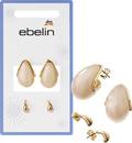 Ohrstecker Tropfenform, Gold-Optik ebelin