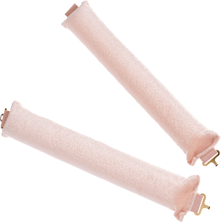 Papilloten maxi, rosa/beige/schwarz ebelin