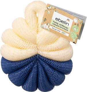 Peeling-Massageschwamm mit Schlaufe ebelin