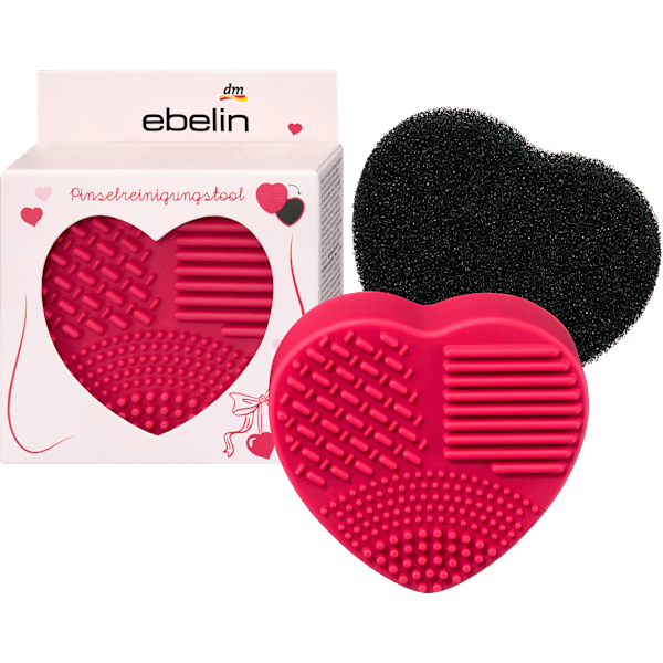 Pinselreinigungsdose Herz "Cherry Love" ebelin