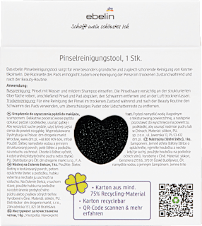 Pinselreinigungsdose Herz "Cherry Love" ebelin