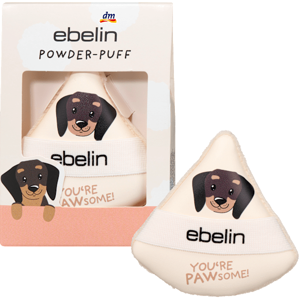 Powder Puff mit Print You're PAWsome ebelin