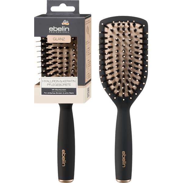 Paddelbürste Hyaluron & Keratin oval ebelin PROFESSIONAL