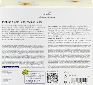 Push-up Nipple Polster Touch of Summer (1 Paar) ebelin