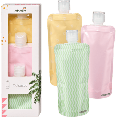 ebelin Travel set refill bottles Summer Travel 3 pieces, 1 piece