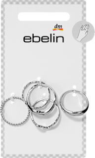 Ringe Silber-Optik ebelin