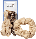 Scrunchies beige/Leo-Muster ebelin