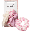 Scrunchies creme/rosa ebelin