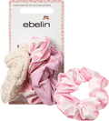 Scrunchies creme/rosa ebelin