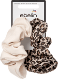 Scrunchies Leo-Optik/beige ebelin