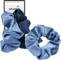 Scrunchies Satin-Optik, blau ebelin