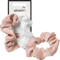 Scrunchies Stickerei, rosa/weiß ebelin