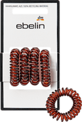 Spiralhaargummis klein, transparent ebelin