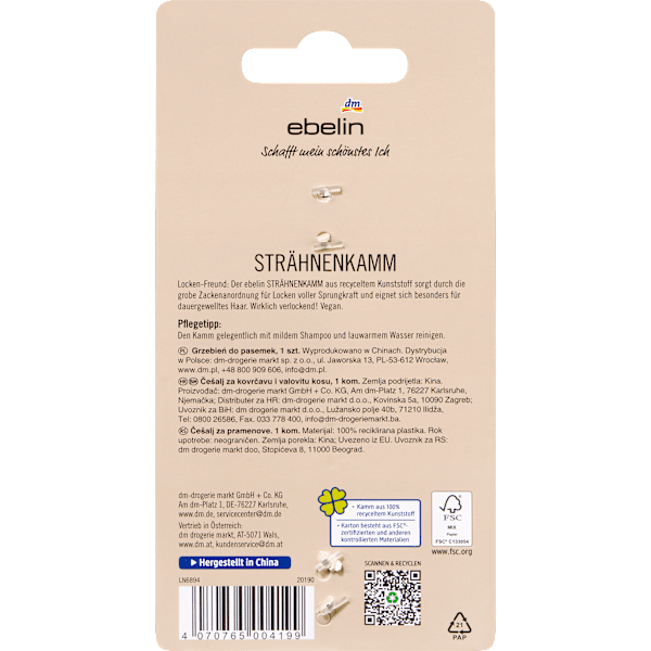 Strähnenkamm  ebelin