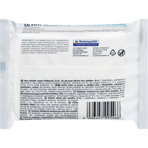 Waschlappen Ultra sensitive ebelin