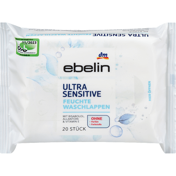 Waschlappen Ultra sensitive ebelin
