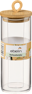 Wattepadbehälter transparent ebelin