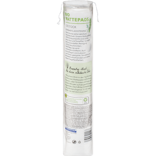 Wattepads Bio GOTS-zertifiziert ebelin