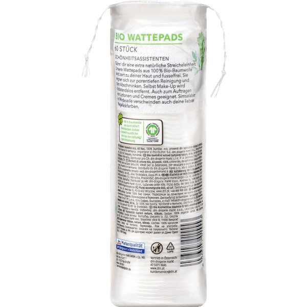 Wattepads Bio GOTS-zertifiziert ebelin