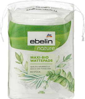 Wattepads Bio Maxi GOTS-zertifiziert ebelin