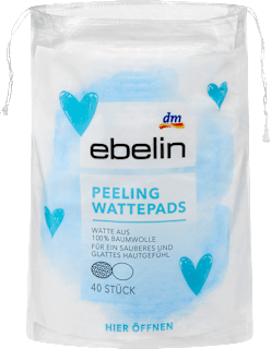 Wattepads Peeling Herzen ebelin