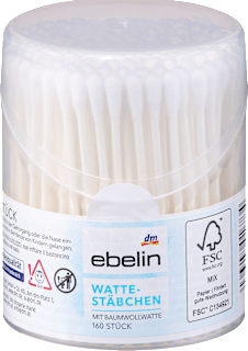 Wattestäbchen Box ebelin