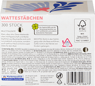 Wattestäbchen Motiv-Box ebelin