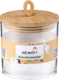 Wattestäbchenbehälter transparent ebelin