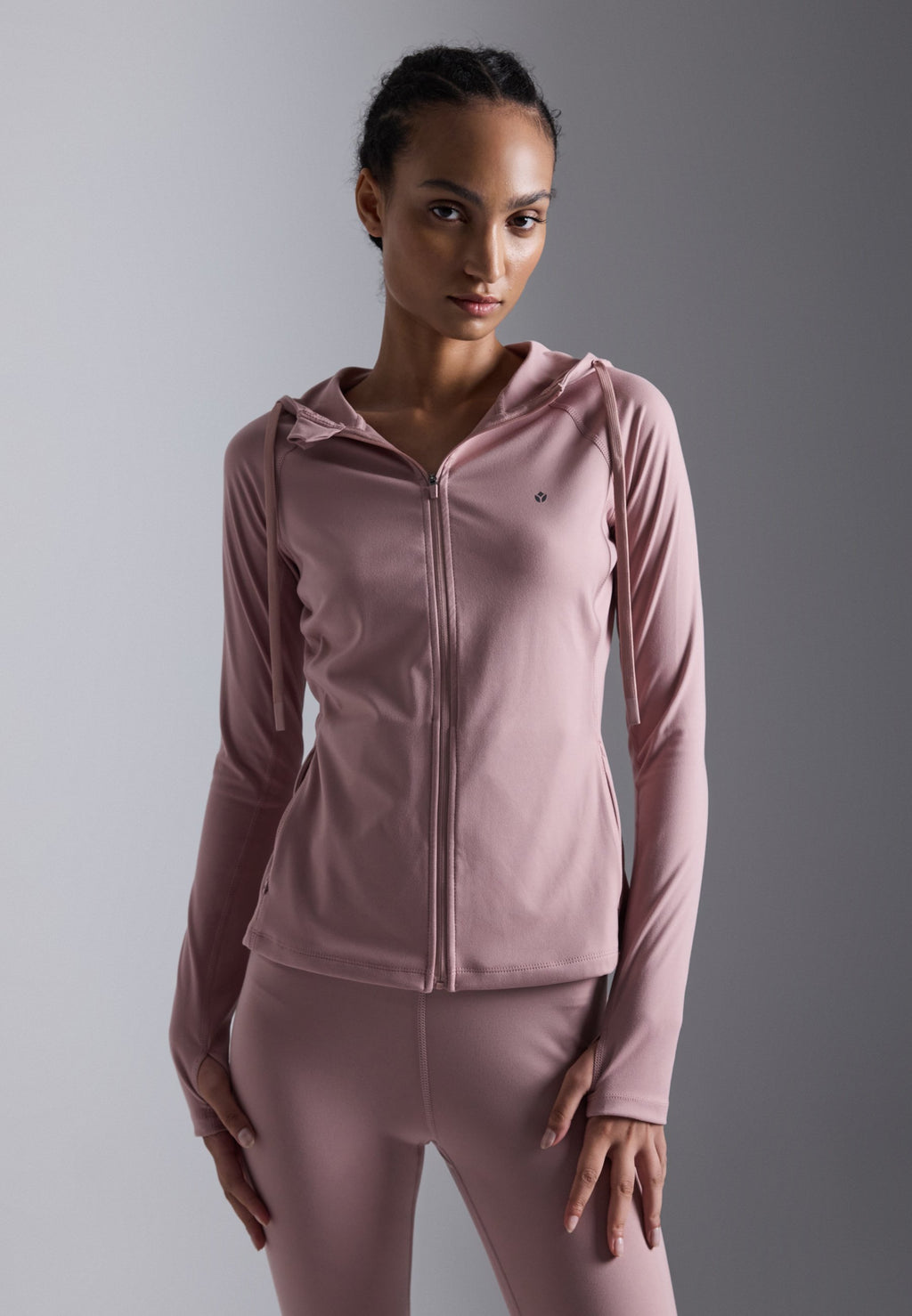 Even&Odd active ZIP UP SPORTS SWEAT WITH HOOD