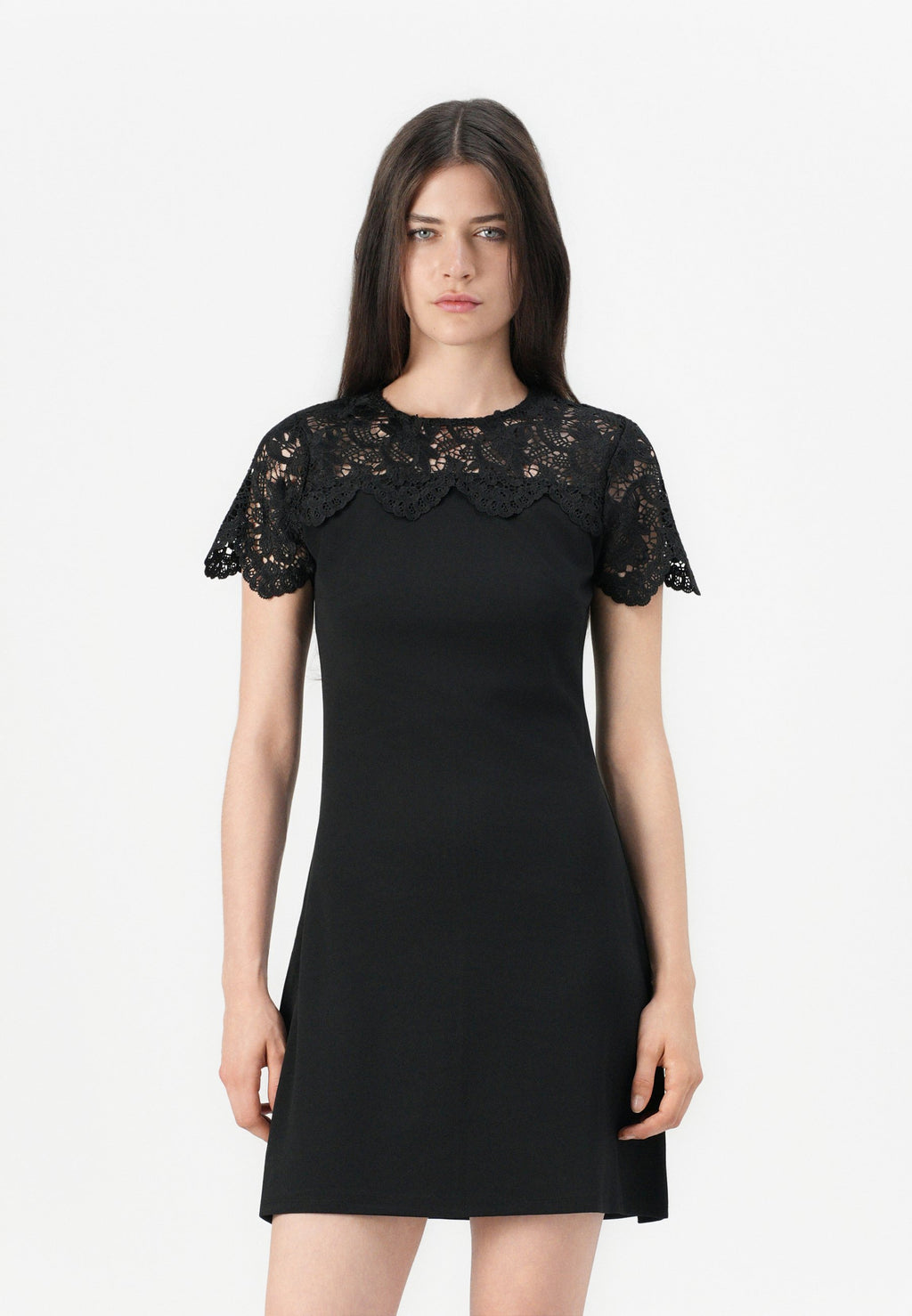 VILA VICLARA O NECK SHORT DRESS