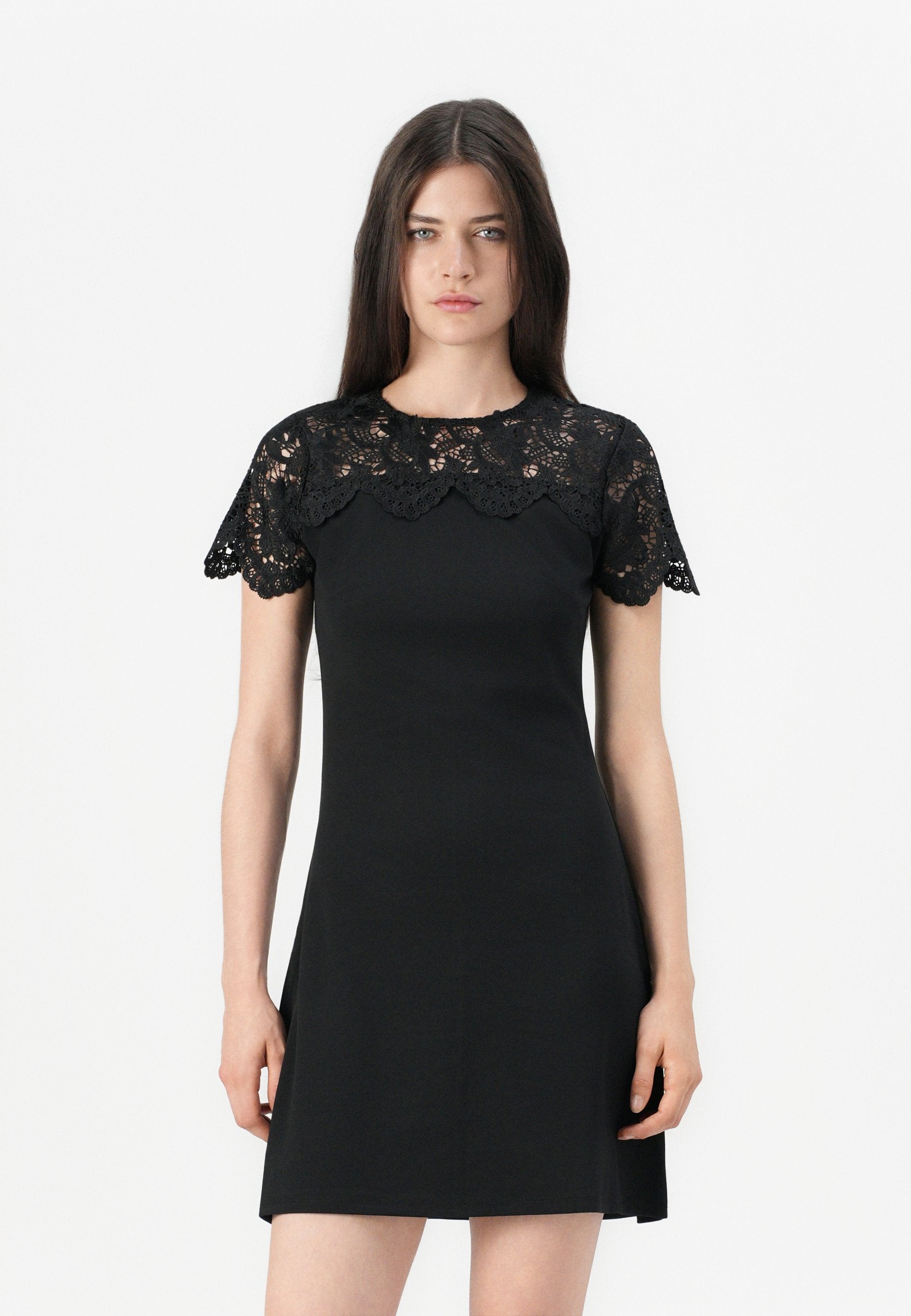 VILA VICLARA O NECK SHORT DRESS