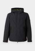 Tommy Hilfiger TECH HOODED SHORT PADDED JACKET - Waterproof jacket - black