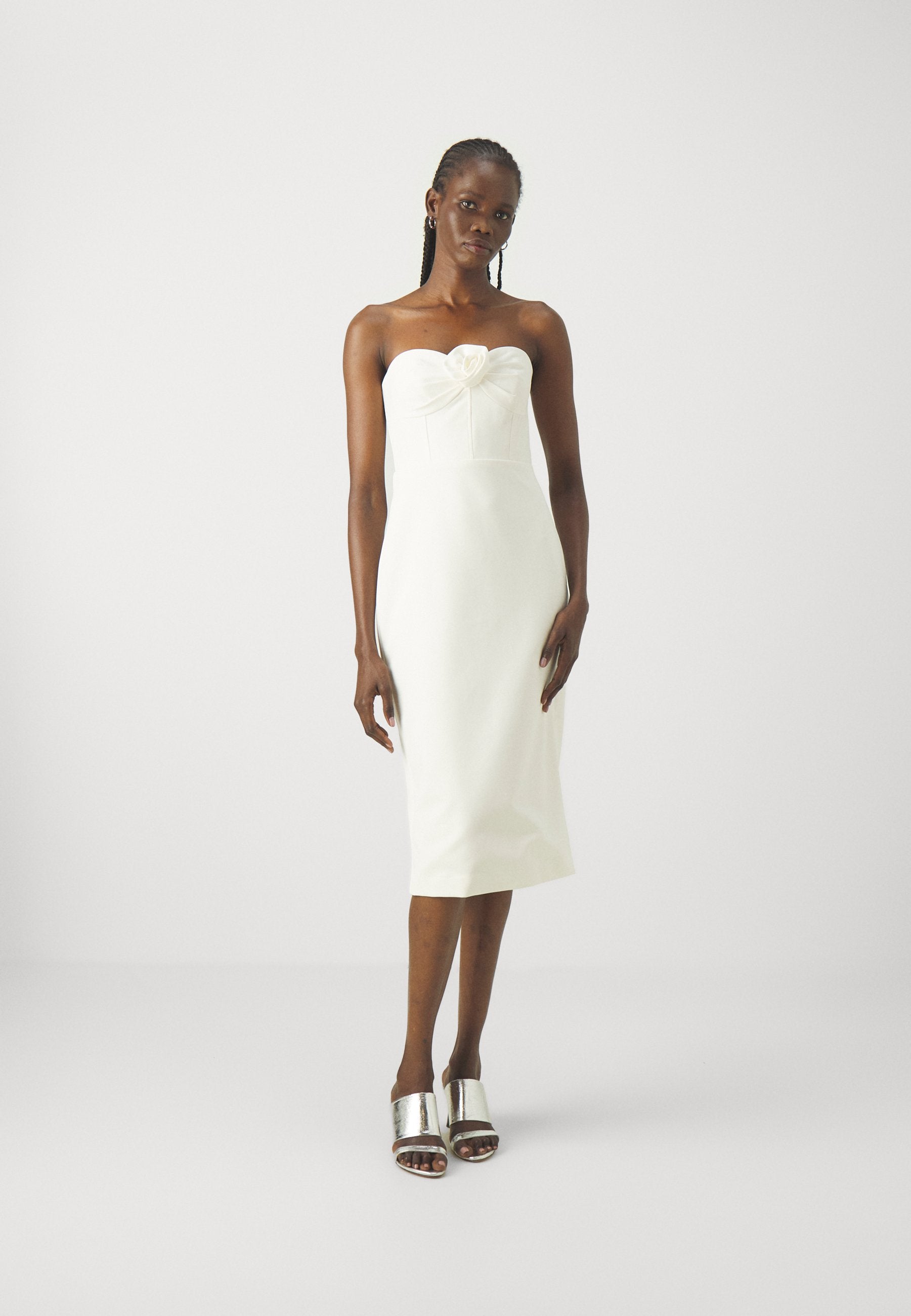 ML Monique Lhuillier LEONOR MIDI DRESS