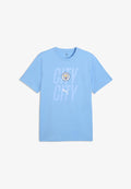 Puma MANCHESTER CITY FTBLCULTURE T-SHIRT - Club wear - team light blue-blue guppy
