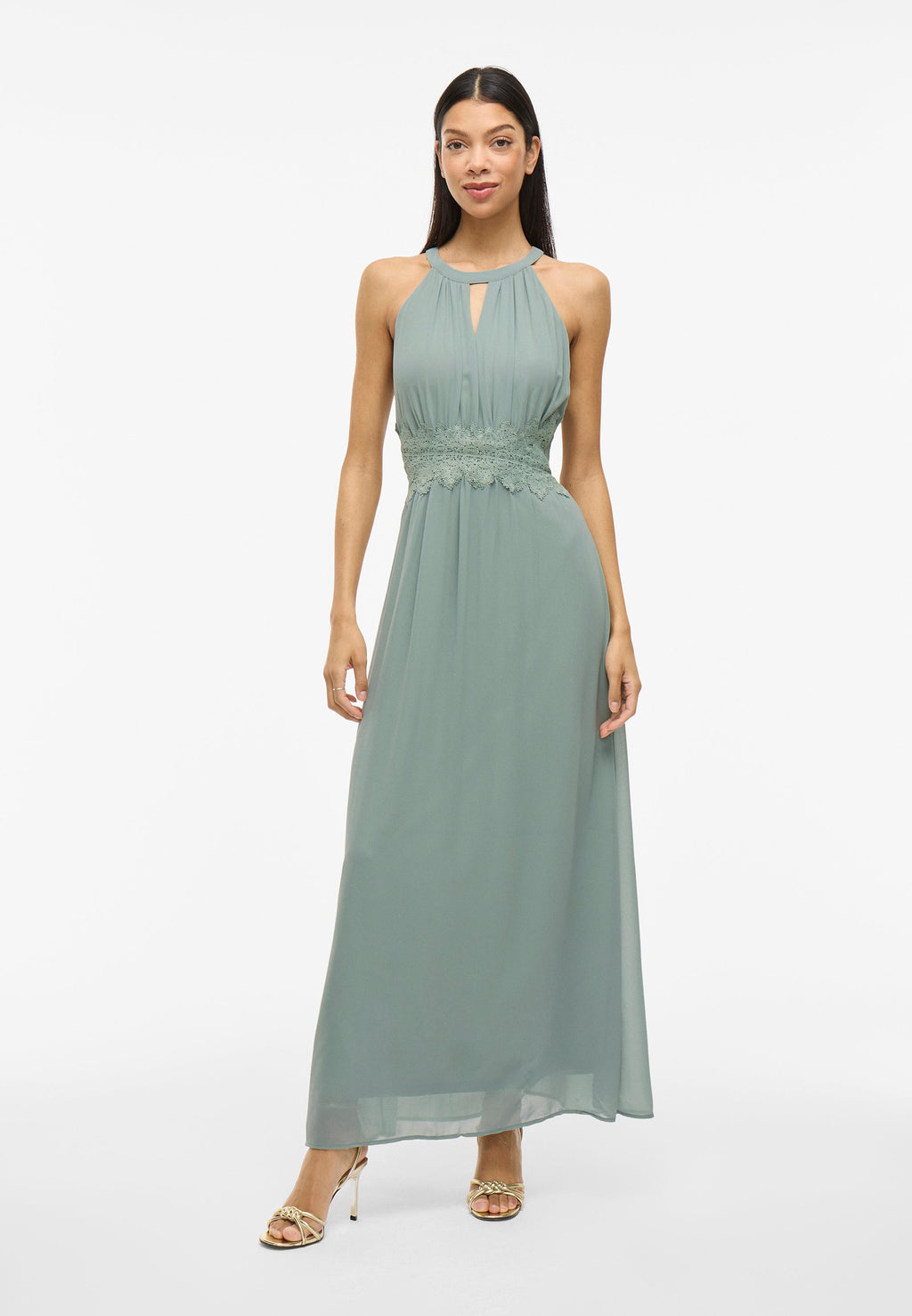 VILA VIMILINA HALTERNECK MAXI DRESS - NOOS/OC