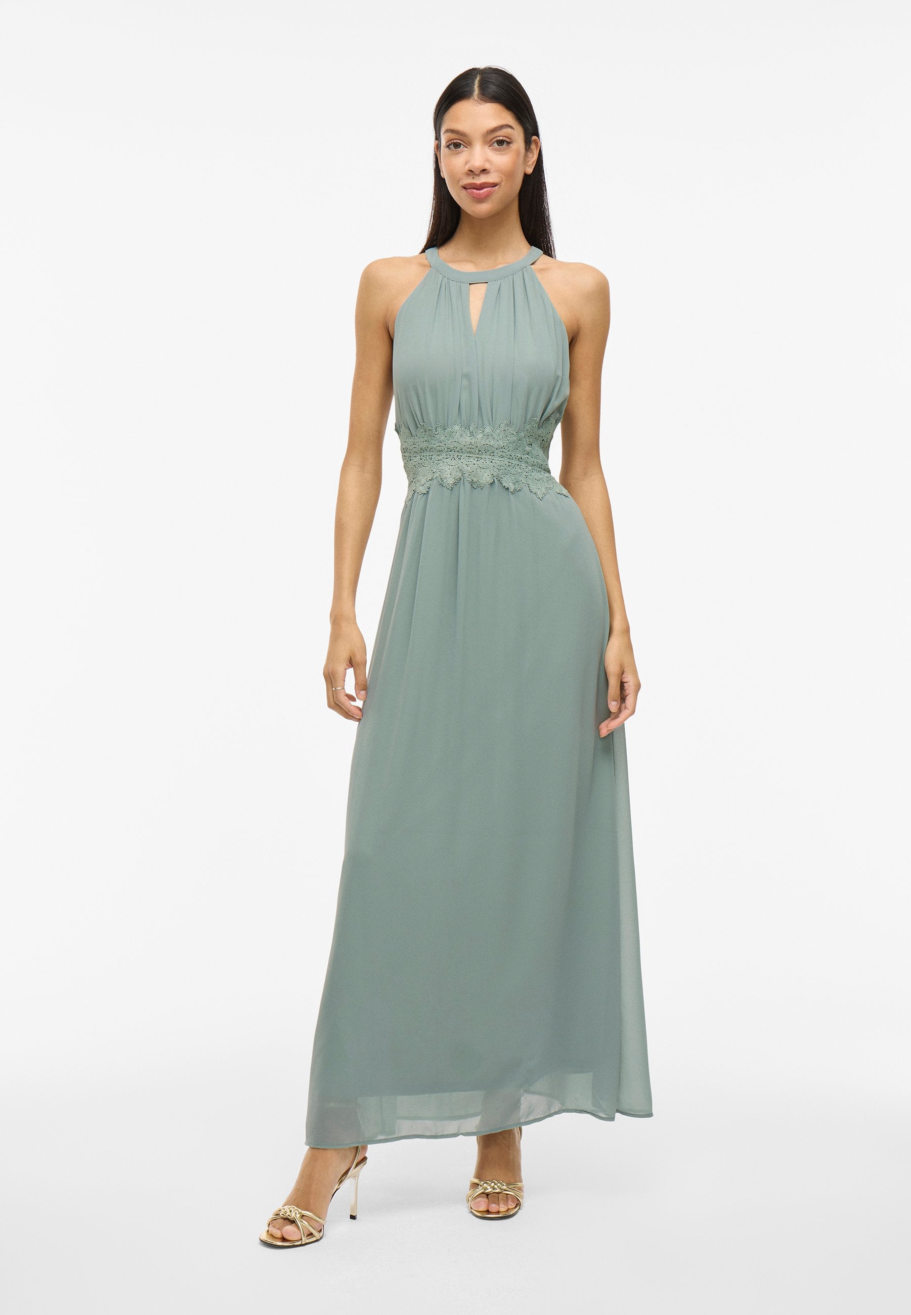 VILA VIMILINA HALTERNECK MAXI DRESS - NOOS/OC