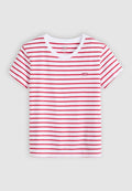 Levi's® PERFECT TEE - Print T-shirt - bright white/urban red