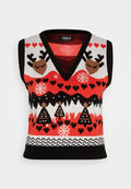 ONLY ONLXMAS HEART V NECK VEST