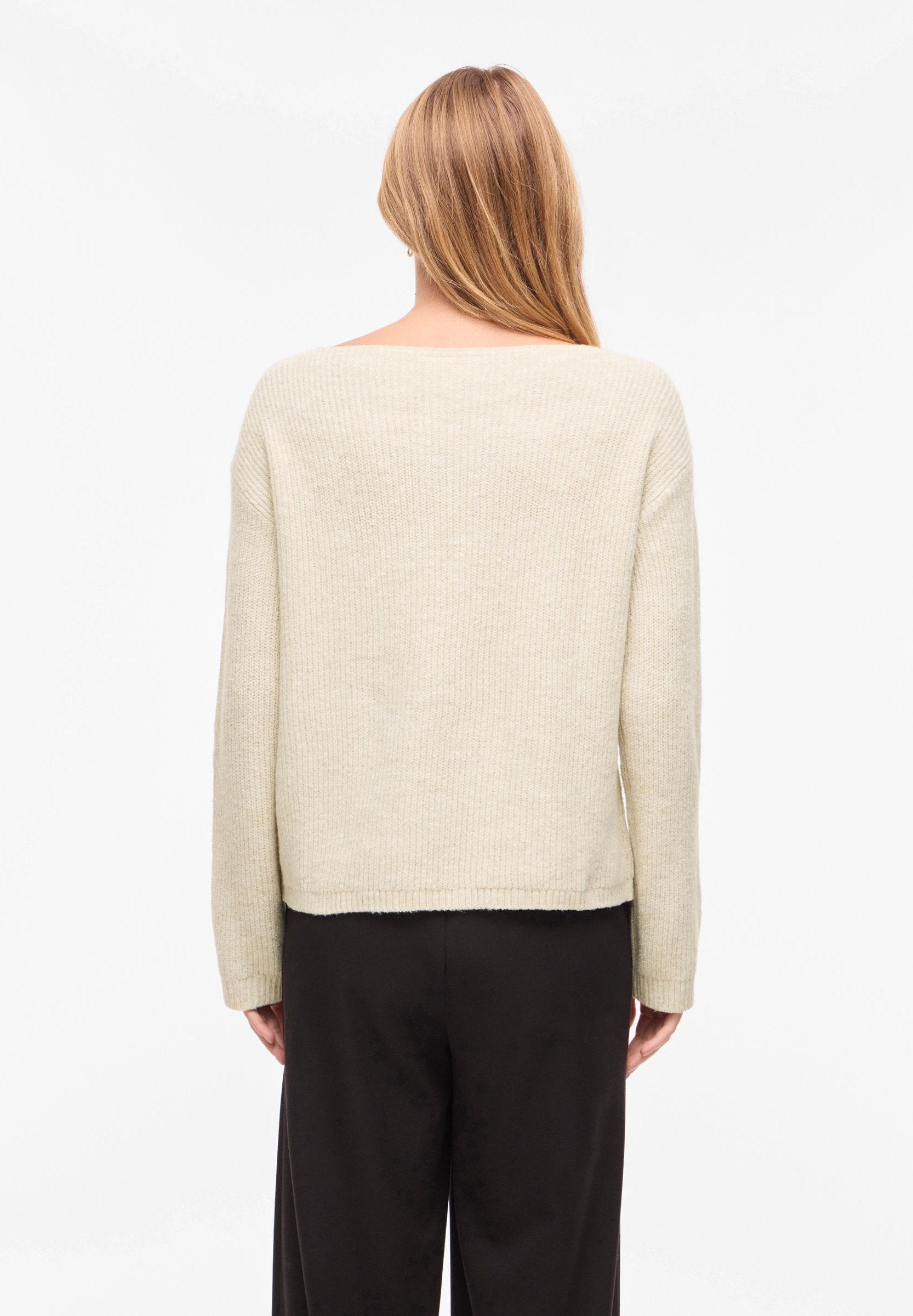 VILA Knitted VIVERIETY Boatneck