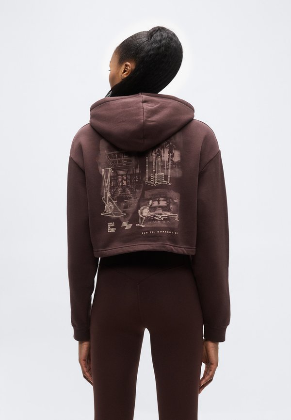 Puma PUMA X HYROX HEAVYWEIGHT HOODIE - Hoodie - chocolate brown
