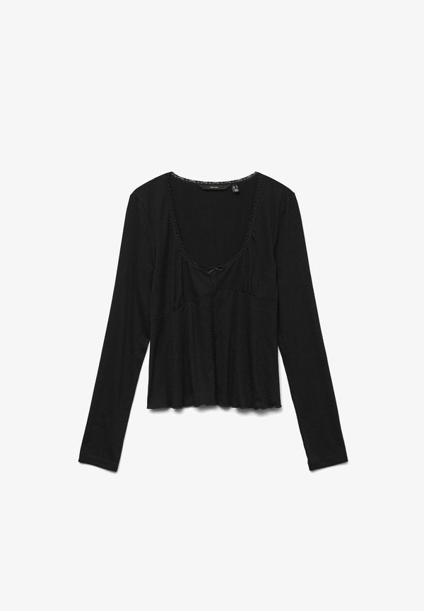 Vero Moda VMTIA - Basic T-shirt - black