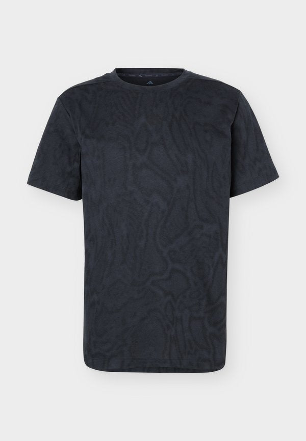 adidas Performance D4T POWER TEE - Print T-shirt - carbon/black