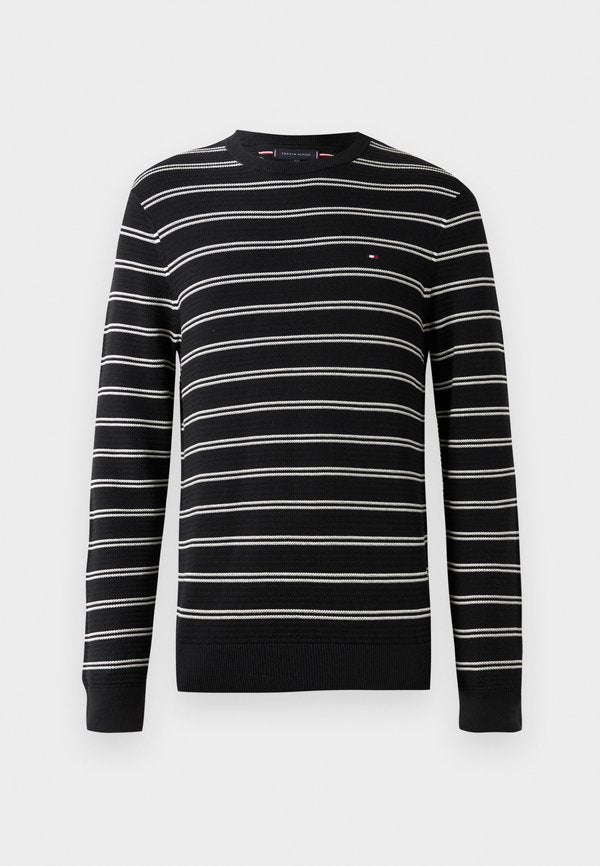 Tommy Hilfiger TEXTURED KNIT CREW NECK JUMPER