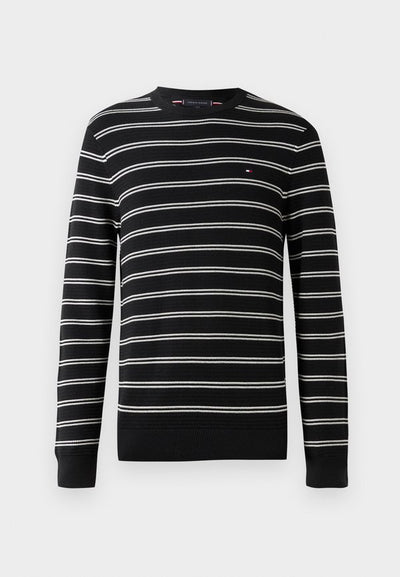 Tommy Hilfiger TEXTURED KNIT CREW NECK JUMPER